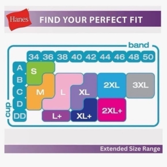 Hanes Natural Lift Wireless Bra - Picture 6 of 11